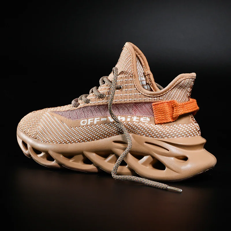 

Large Size 46 Men Shoes 2021 Breathable Mesh Shoes Solid Color Lace Up Men Sports Shoes Casual Soft Soled Running Men Shoes