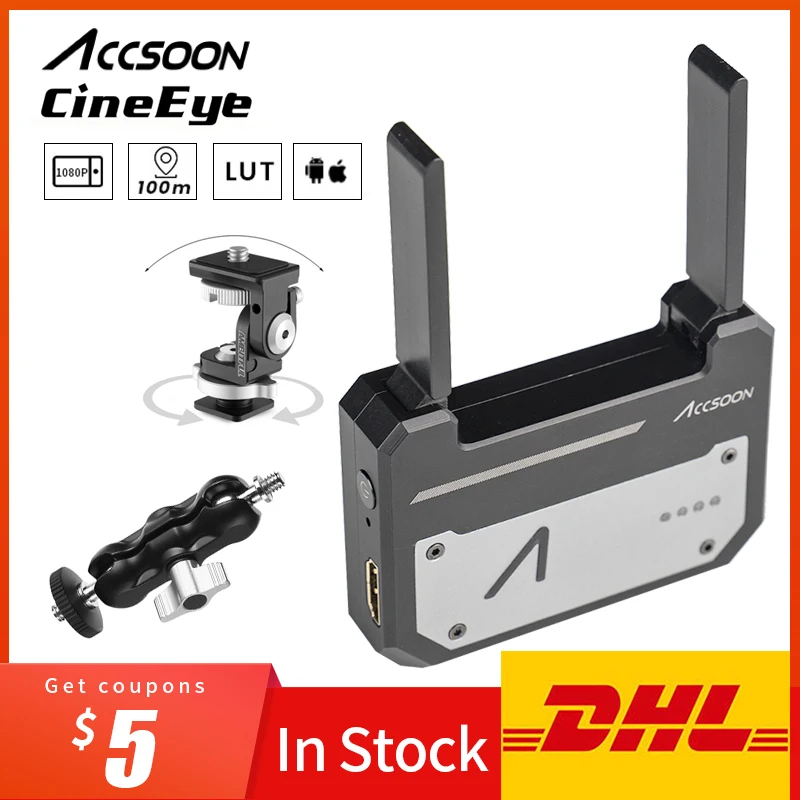 Accsoon CineEye беспроводное устройство передачи Mini HDMI 1080P для IOS iPhone iPad Android
