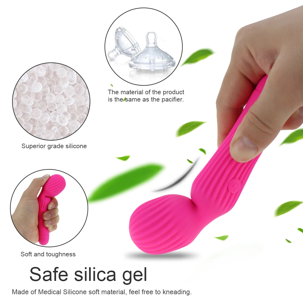 Мощный вибратор для клитора USB-зарядка Magic Wand AV вибратор секс-игрушка для женщин стимулятор для пар Товары для взрослых 18+.