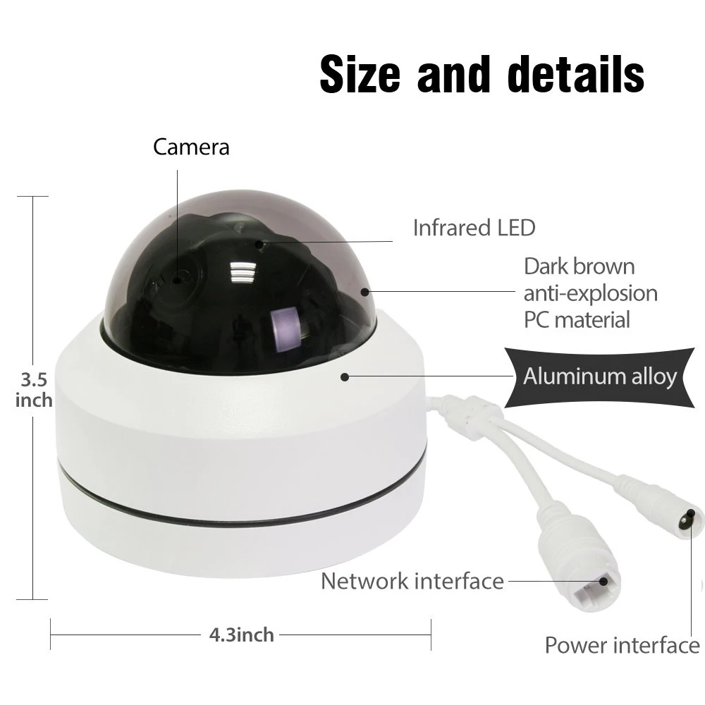 LOFAM 5MP POE PTZ IP камера наружная 1080P 2MP безопасность IPC 4X оптический зум скоростная