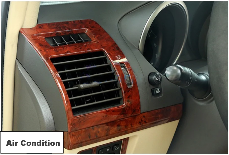 Фото ABS Хромированная накладка на вентиляционное отверстие для Toyota Land Cruiser Prado 150 2014 2019 аксессуары №3
