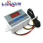 Цифровой светодиодный регулятор температуры W3001 для инкубатора, 10 А, 12 В, 24 В, 220 В переменного тока, переключатель охлаждения, термостат, датчик NTC