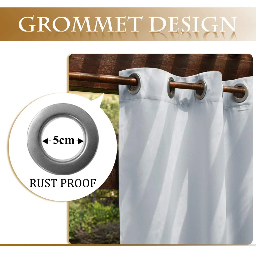 Водостойкая панель для занавесок Pergola непромокаемая верхняя часть кольцо