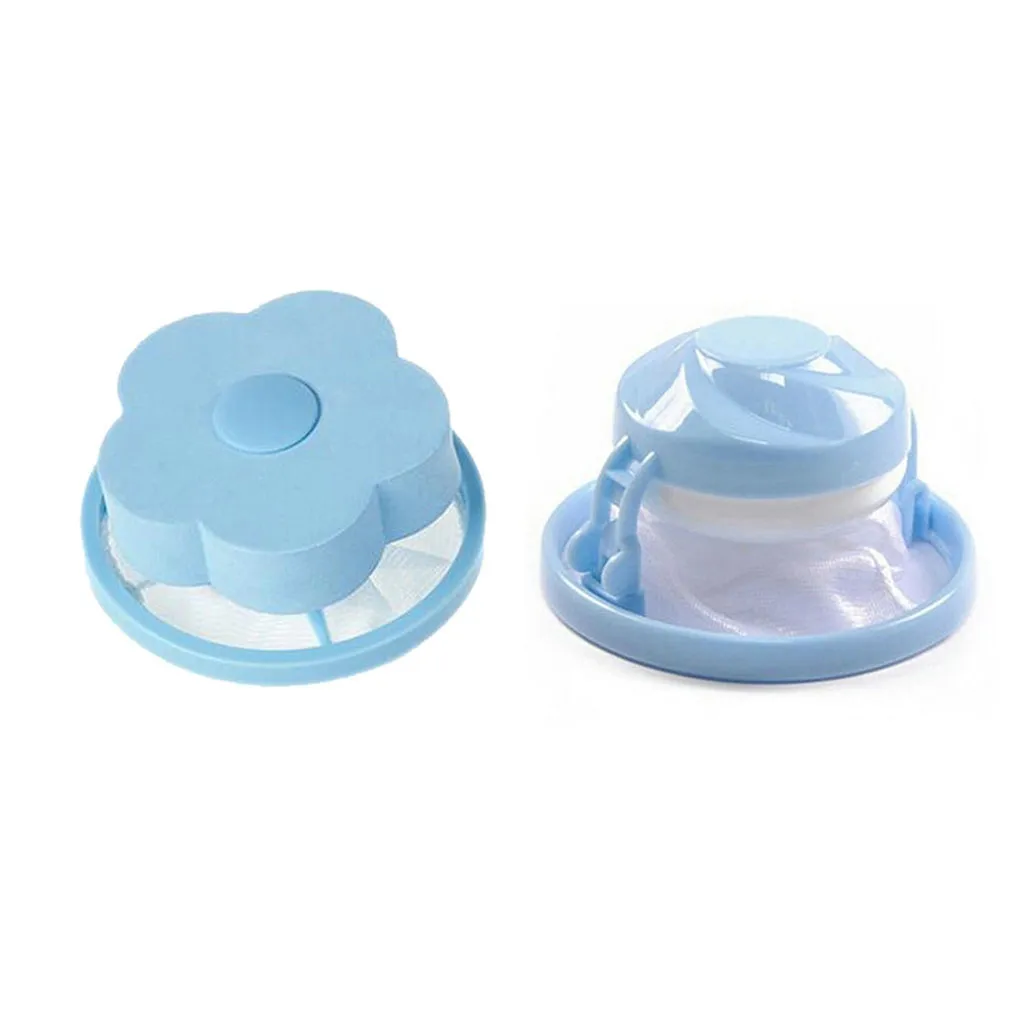 Blue(2Pcs) Домашний плавающий удаление волос Ловец сетчатый мешок для стиральной машины, прачечной цедильного мешка banheiro ванная комната с плавающей домашних животных Ловец - Цвет: Blue(2Pcs)