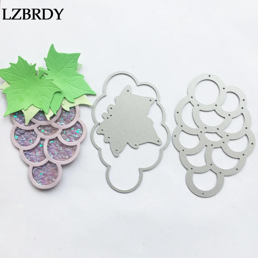 2019 новые тисненые металлические Вырубные штампы в виде фруктов и винограда