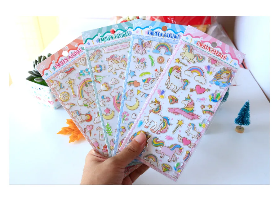 1 шт./лот Kawaii канцелярские наклейки Единорог девушка сердце декоративные мобильные наклейки Скрапбукинг DIY японские ремесленные наклейки