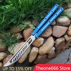 Theone Kraken Sea Monster Butterfly тренировочный нож втулки канальная линия алюминиевая ручка D2 лезвие EDC карманный тактический нож подарок