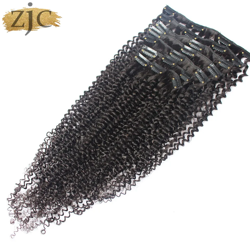 Наращивания на клипсах человеческие натуральные волосы производства Бразилии 4b