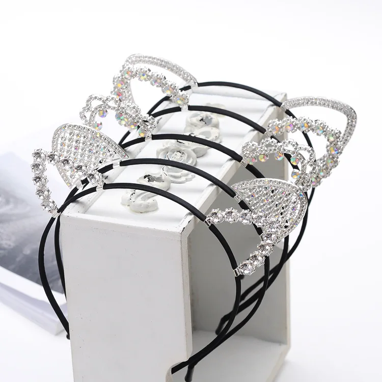 Новинка Детская повязка на голову с кошачьими ушками женский головной Убор| |