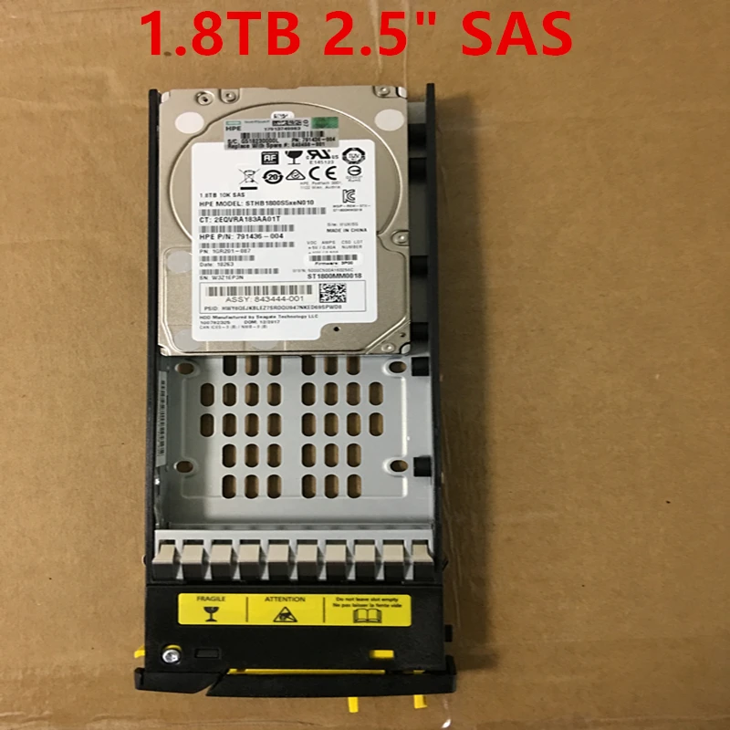 

Original New HDD For HP 3PAR 1.8TB 2.5" SAS 128MB 10K For Internal HDD For Server HDD For 810760-001 818873-001 K2P94A K2P94B