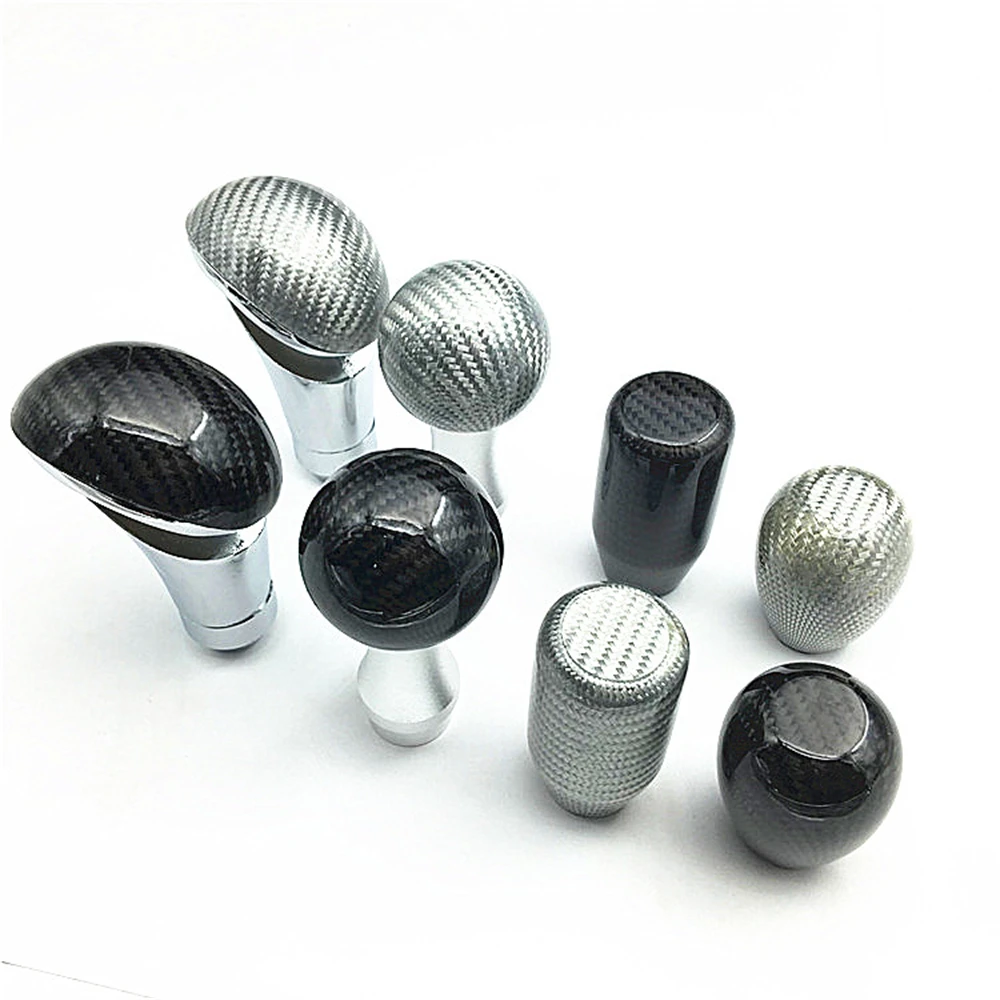 

Универсальная новинка, ручка переключения передач из углеродного волокна круглой формы в форме шара, рычаг переключения передач, подходит ...