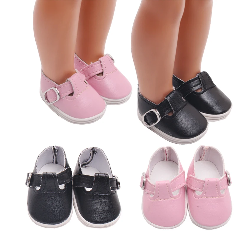 14.5 inch Girl dolls shoes Fashionable pink dress PU fit 16-inch doll Holiday gifts for children x15 | Игрушки и хобби