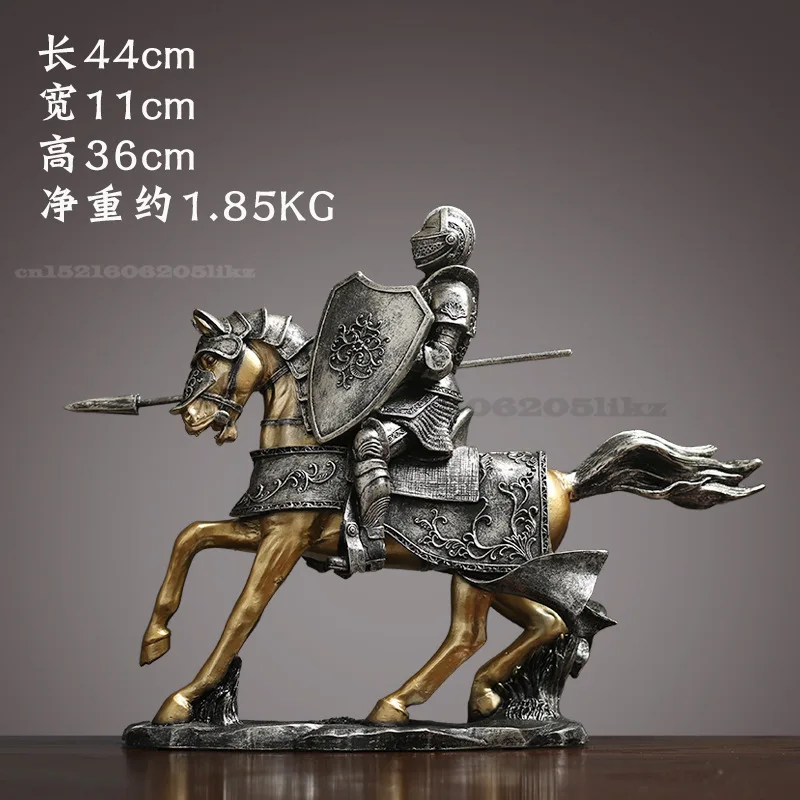 Старинный Римский орнамент броня воин модель героя Гостиная Декор железные