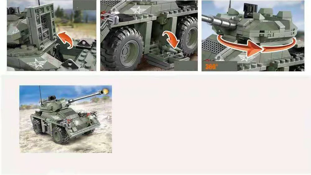 Германия военный Кондор войны установка chariot Строительство Блок 1:36 Масштаб ww2