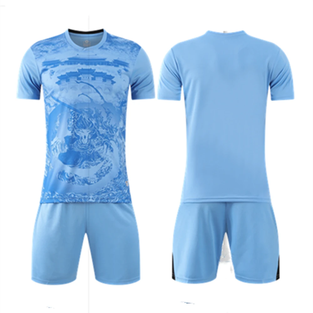 Комплект футбольной одежды для детей и взрослых униформа мужчин тренировочный