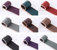 3yards 38mm colorful striped webbing ribbon canvas fabric woven webbing belt strap sewing bag leash dog collar cotton tote strap
