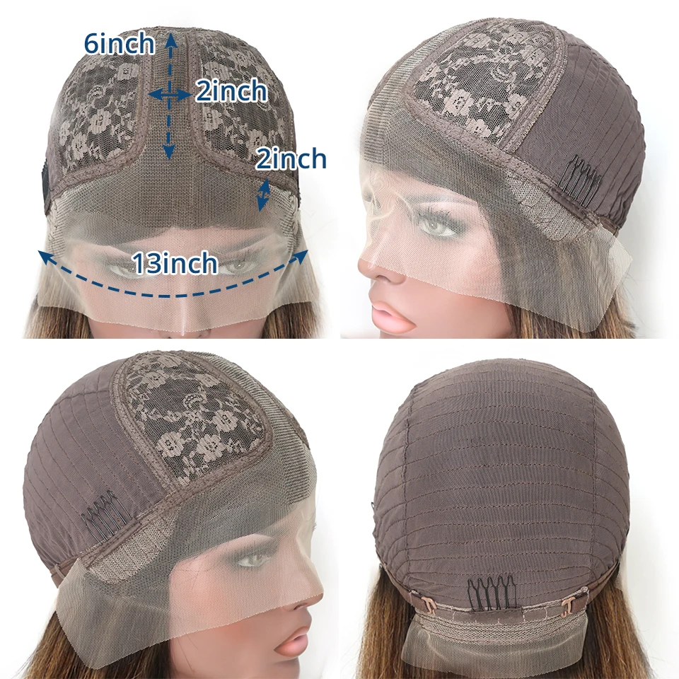 Парик для хайлайтера бразильский Волнистый парик парики из человеческих волос