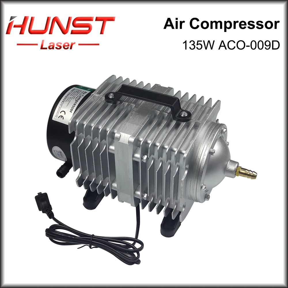 

Hunst 135W Air Compressor Electrical Magnetic Air Pump 110V/220V ACO-009D, for CO2 Laser Engraving Cutting Machine