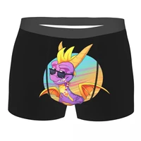 spyro cute dragon summer vibes underpants breathbale panties man underwear ventilate shorts boxer briefs