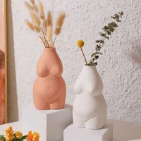 human body art silicone mold for concrete planter creative plaster vase gypsum home decor cement flower pot mold