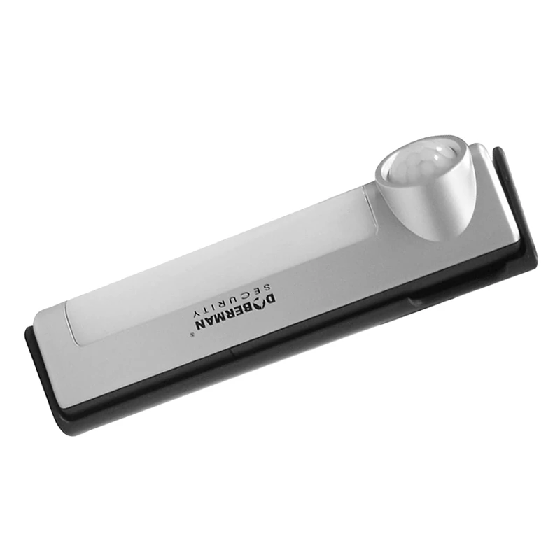 

DOBERMAN SECURITY Motion Detector Alarm with Nightlight Function - Select Motion-Triggered Light OR Motion-Triggered Alarm with