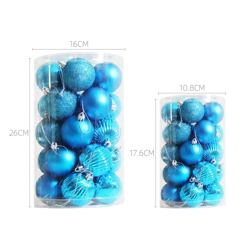 24 PCs decoration for Christmas tree balls елочный ball toy toys | Дом и сад