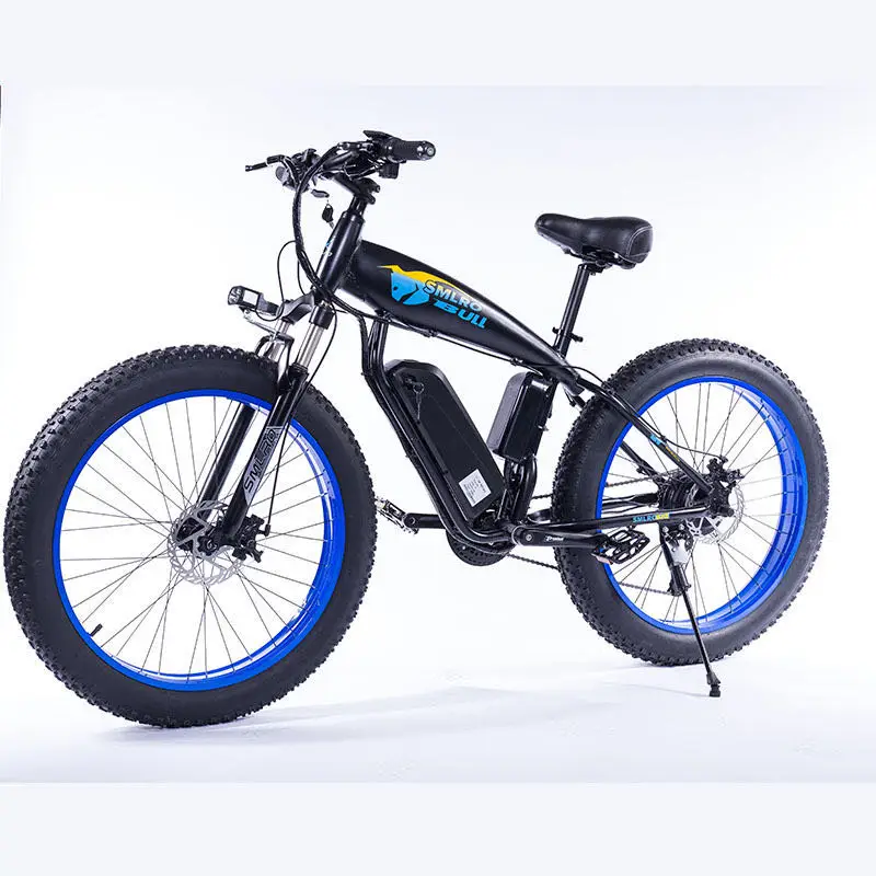 Online Elektrische Bike 1000W 4,0 Fett Reifen Elektrische Fahrrad Beach Cruiser Bike Booster Fahrrad 48v 15AH Lithium-batterie Ebike