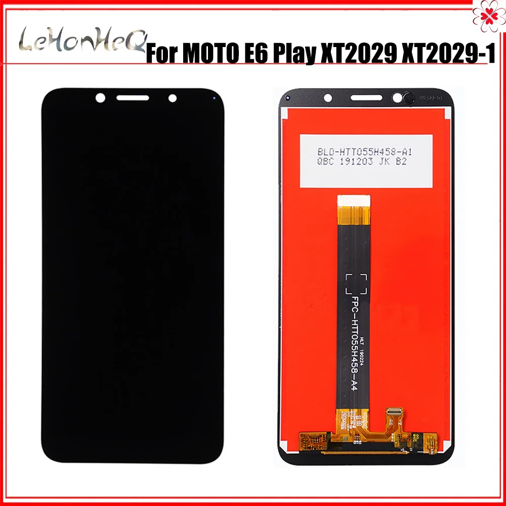 

Test 5.5" LCD For Motorola Moto E6 Play XT2029 XT2029-1 LCD Display Touch Screen Digitizer Assembly For Moto E6 Play LCD Screen