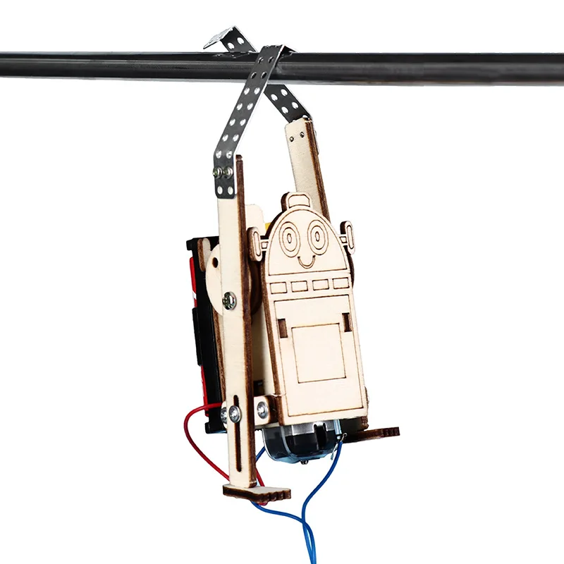 DIY Electric Robot Rope Climbing Kids Science Discovery Toys STEM Education Physics Experiment Kit School Project Art Craft Toy |