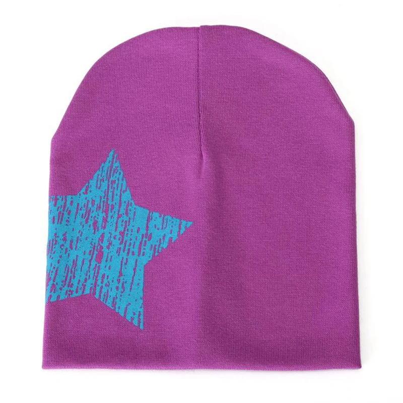 

Children Sleeve Cap Star Printed Baby Cotton Beanie Hat Beautiful More Style Toddler Cap Comfort Knitted Hat Casual Warm Cap