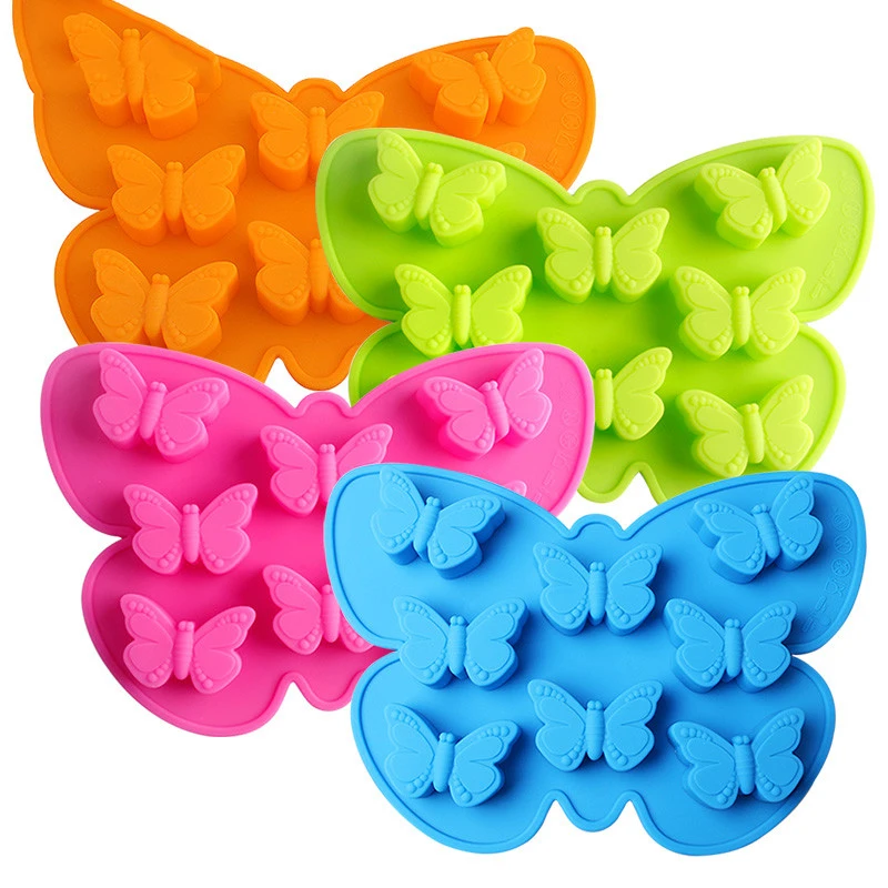 Кухонные инструменты для ресторана 1 шт. 8 отверстий 3D форма торта в форме бабочки
