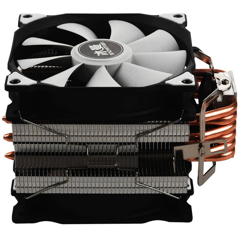 Снеговик M-T6 4PIN Процессор Кулер Мастер 6 тепловым стержнем heat pipe двойные