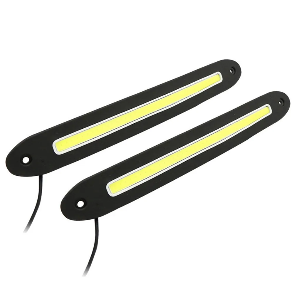 

26cm DRL Lights COB Car DC 12V Daytime Running Light Driving Universal