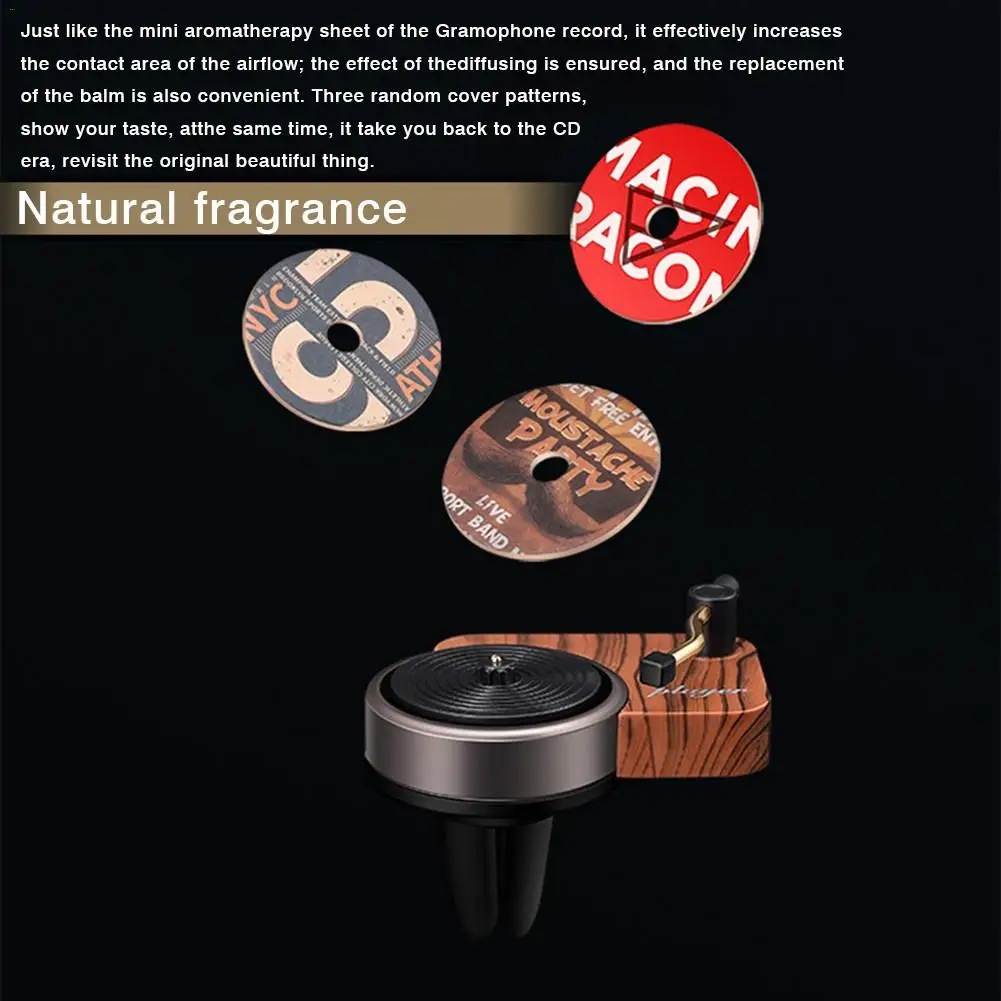 Recorder Aromatherapy Turntable Car Air Freshener Retro Vent Aroma Perfume Diffuser Decor | Автомобили и мотоциклы