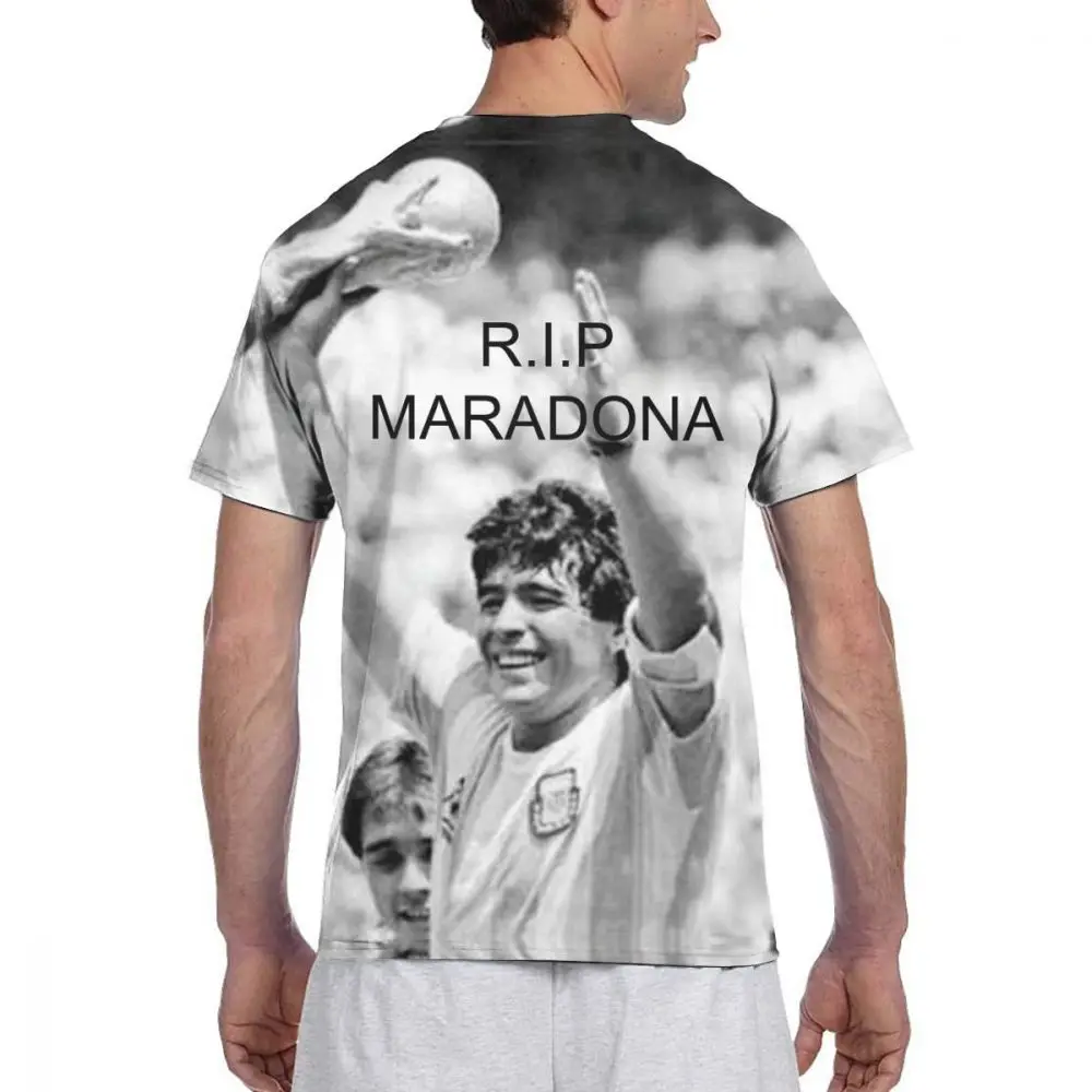 

RIP MARADONA Almost Human Fitted Premium Soft Cotton T-Shirt Comfortable Crew Neck Cool TShirts