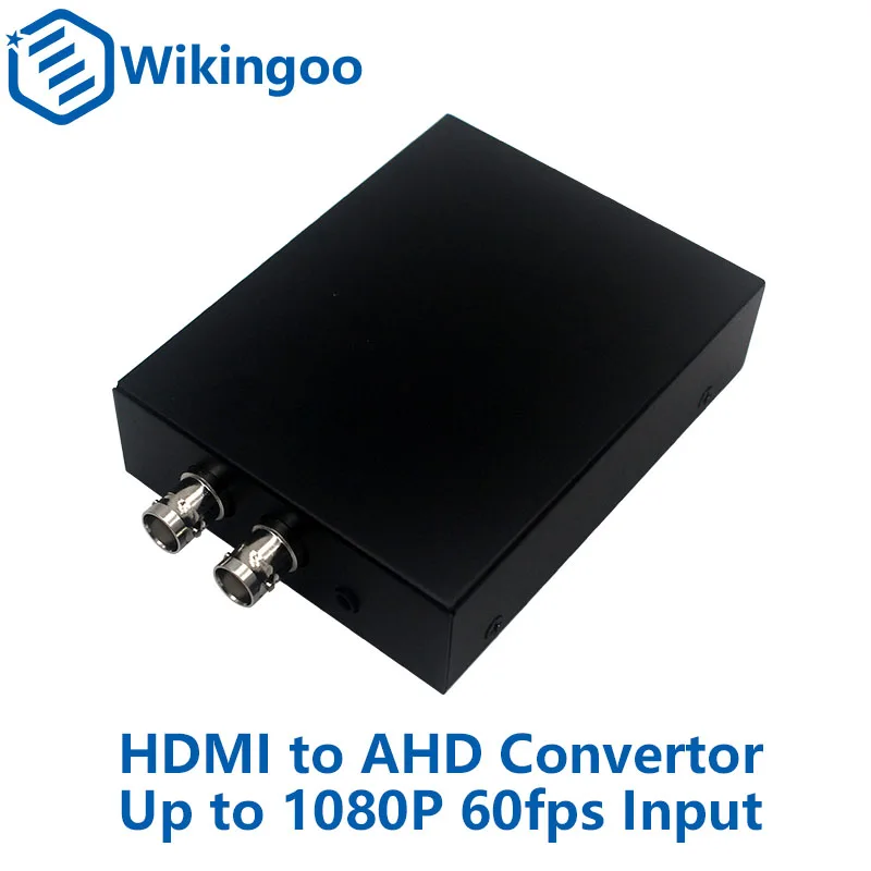 Мини преобразователь видеосигнала HD 1080P HDMI в AHD адаптер loop с 2 канальным выходом