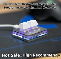 osu mini keyboard touch wheel axle tester gaming keypad cheery mx red switch gaming keyboard programmable mechanical keyboard