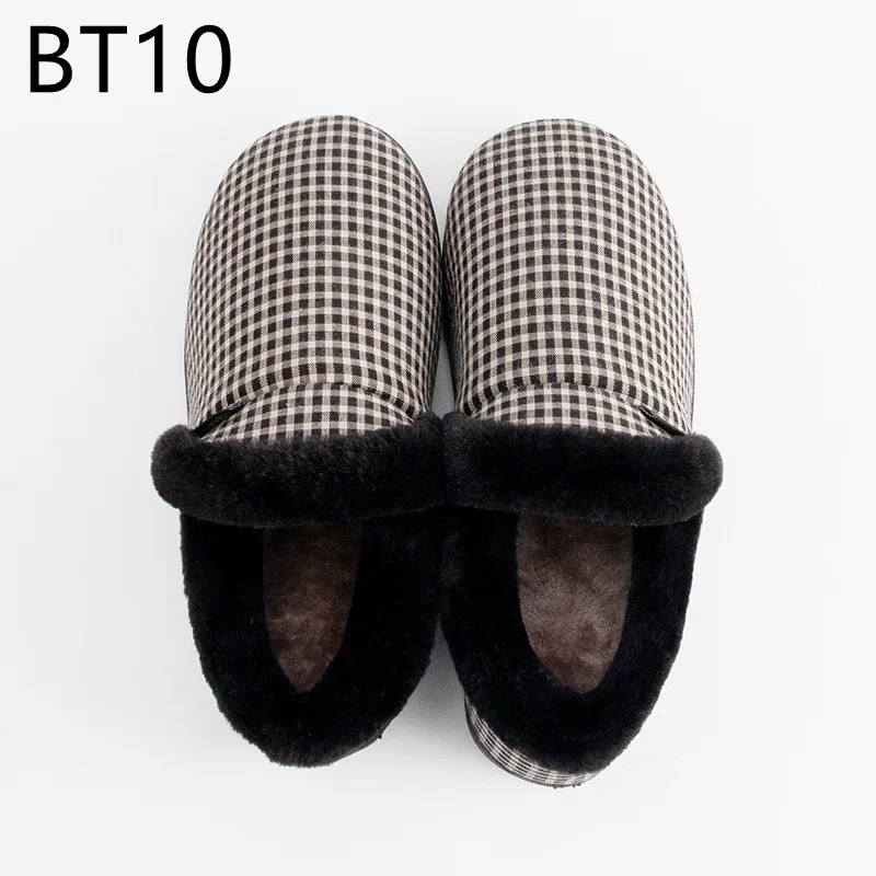 

Зимние женские домашние тапочки, толстые теплые тапочки BT10-13