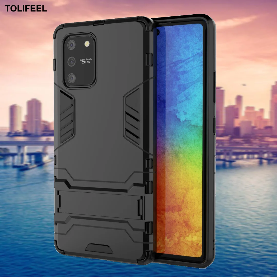 Противоударный чехол для Samsung Galaxy S10E S10 Plus силиконовый жесткий бронированный