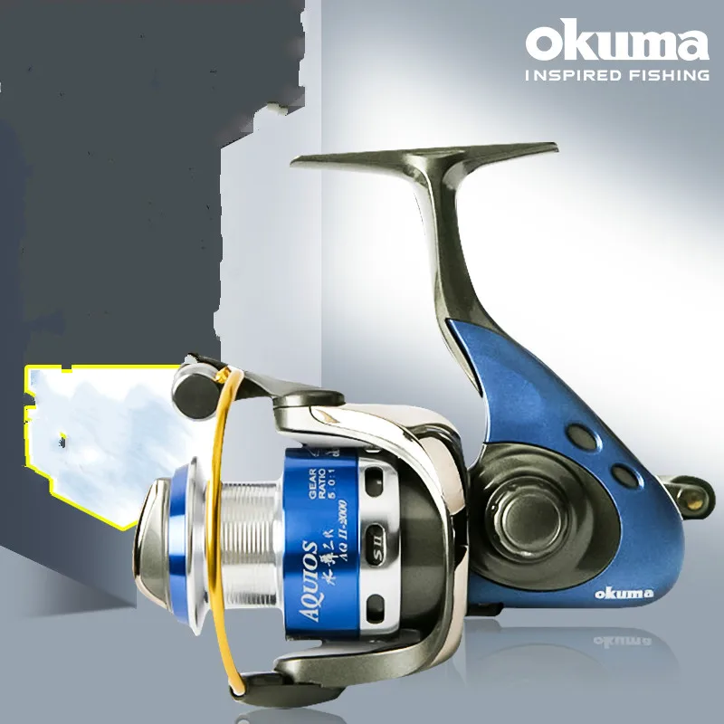 Рыболовная катушка Okuma 1000s-5000s рыболовная спиннинговая для ловли карпа Рыболовные