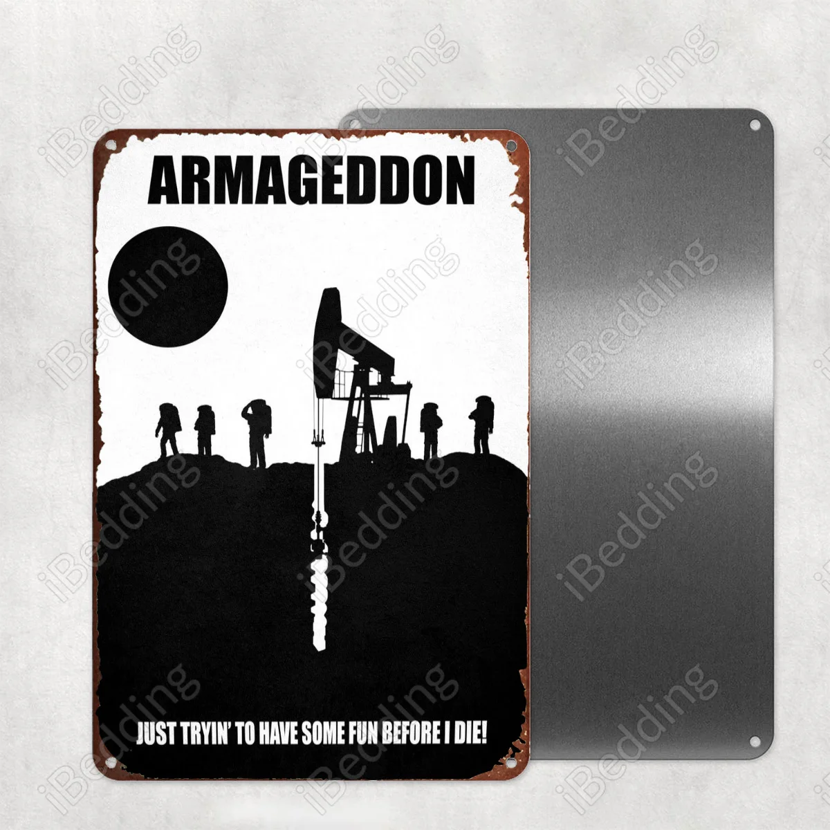 

Armageddon 20x3 0 см винтажные металлические знаки под заказ номерные знаки Ретро табличка железная Живопись Домашний Декор