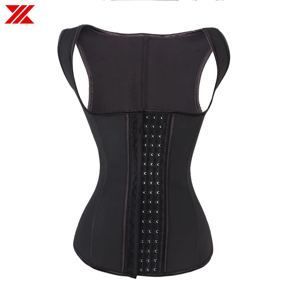 Корректирующее белье из 100% латекса HEXIN 4 ряда приталенное 9 стальных костей|Боди| |
