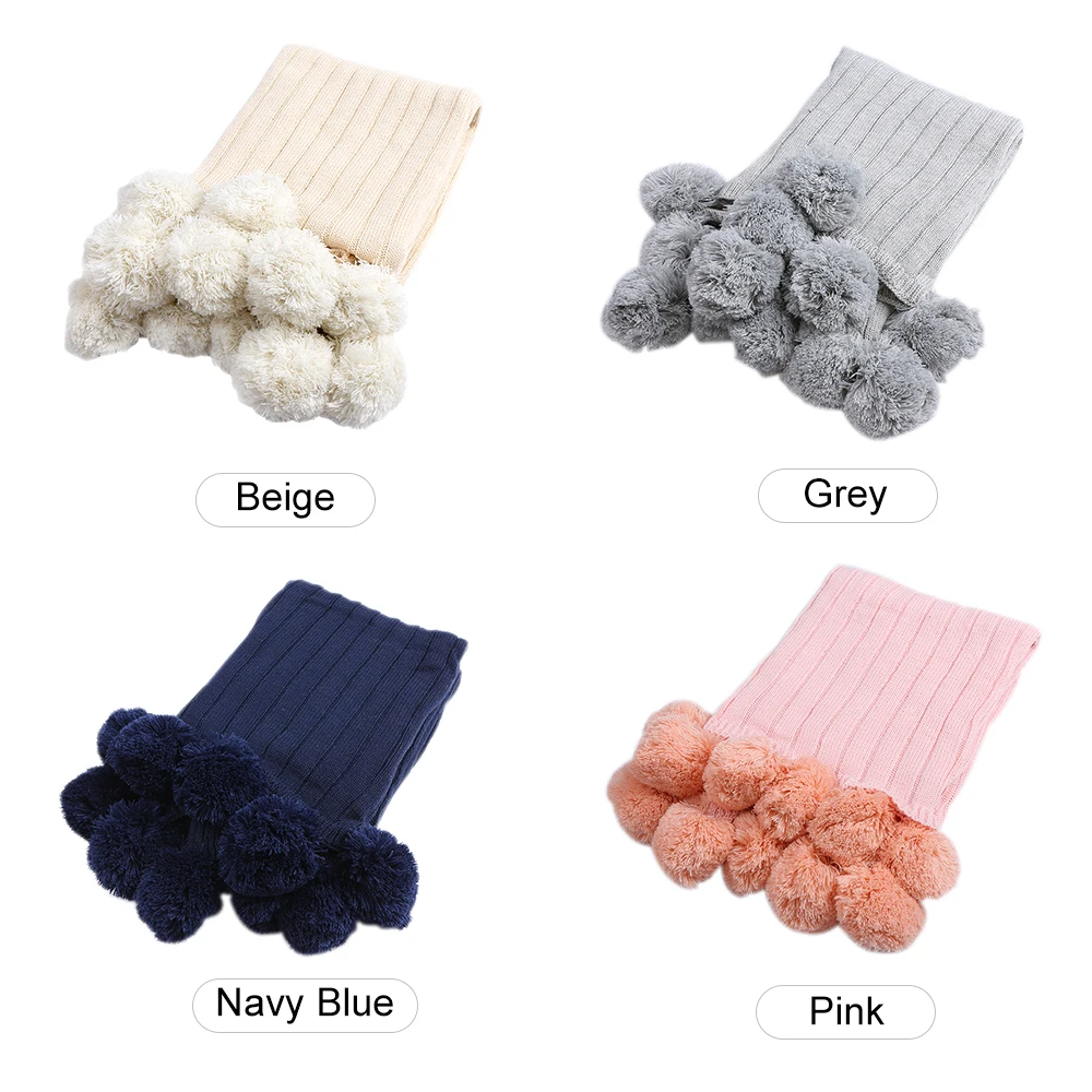 

Knitted Blanket Cotton Knitted Blanket Home Decorative Summer Air-Conditioned Sofa Blanket