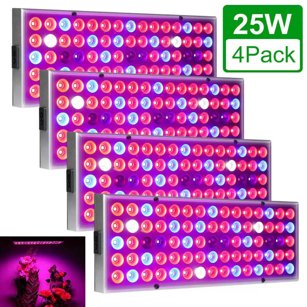 

4pcs/lot 25W 45W LED Grow Light Indoor Plant Phytolamp Full Spectrum LED Growing Lamp for Plants Flowers Seed Vegs Grow Tent
