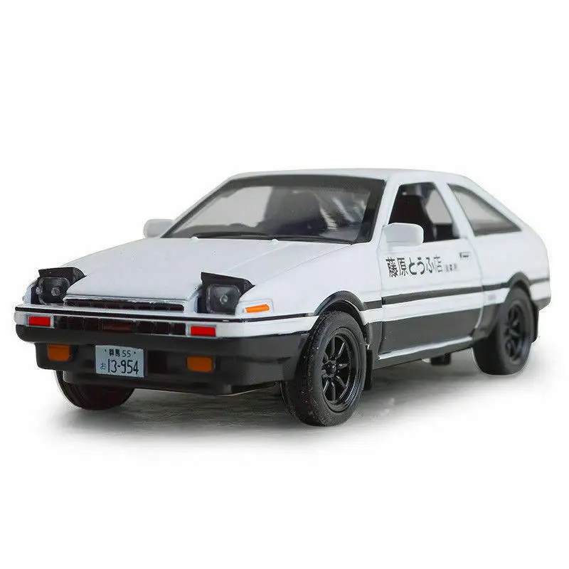 1:28 Initial D TRUENO AE86 миниавто литая модель автомобиля из сплава детские игрушки