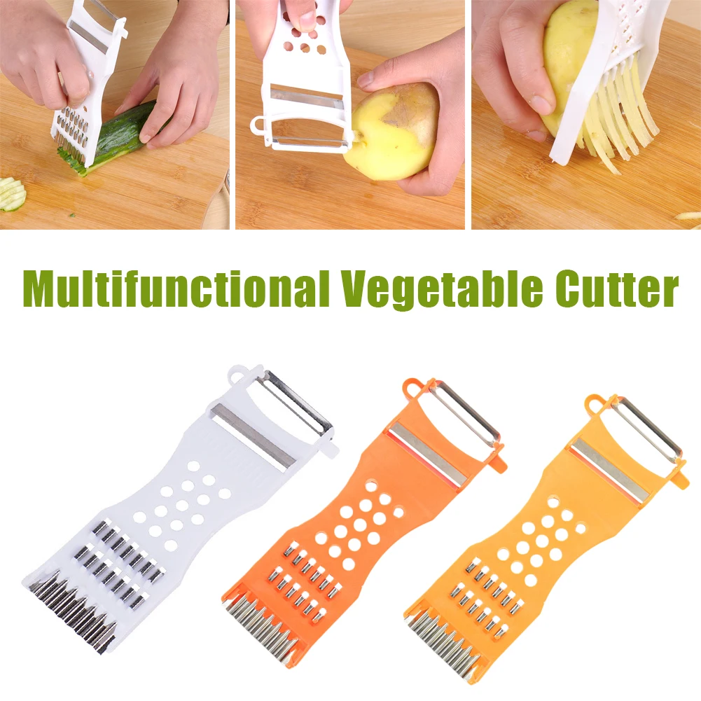 

Stainless Steel Vegetable Peeler 5-in-1 Multi-function Garlic Grater Mandoline Slicer Kitchen Food Prep Grater Kitchen Tools