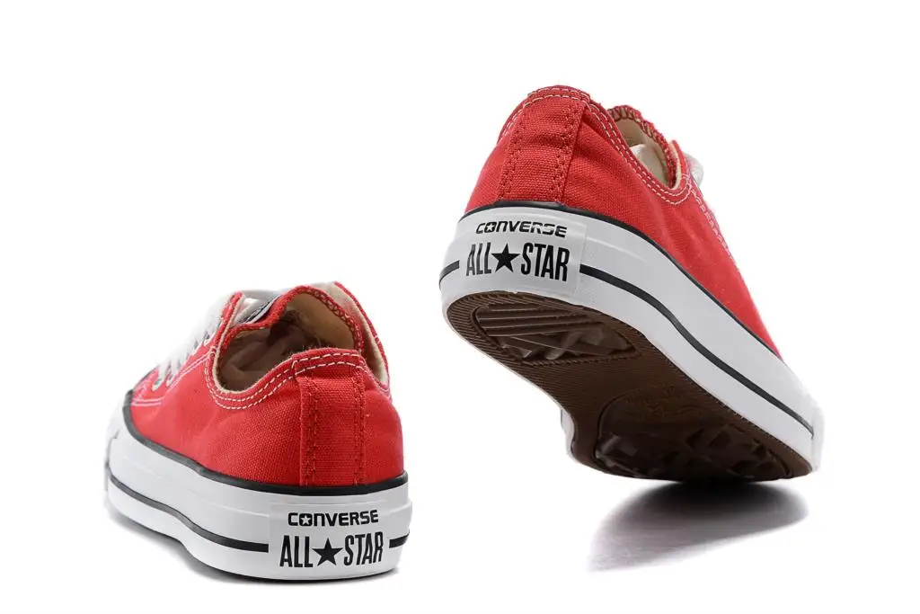 

Converse all star baskets hommes et femmes pour hommes femmes chaussures en toile tout rouge haute basse classique chaussures