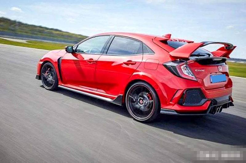 Автомобильные аксессуары для Honda Civic 10TH type R Hatchback задние крыла ABS задний спойлер задний багажник багажника крыло автомобиля Стайлинг