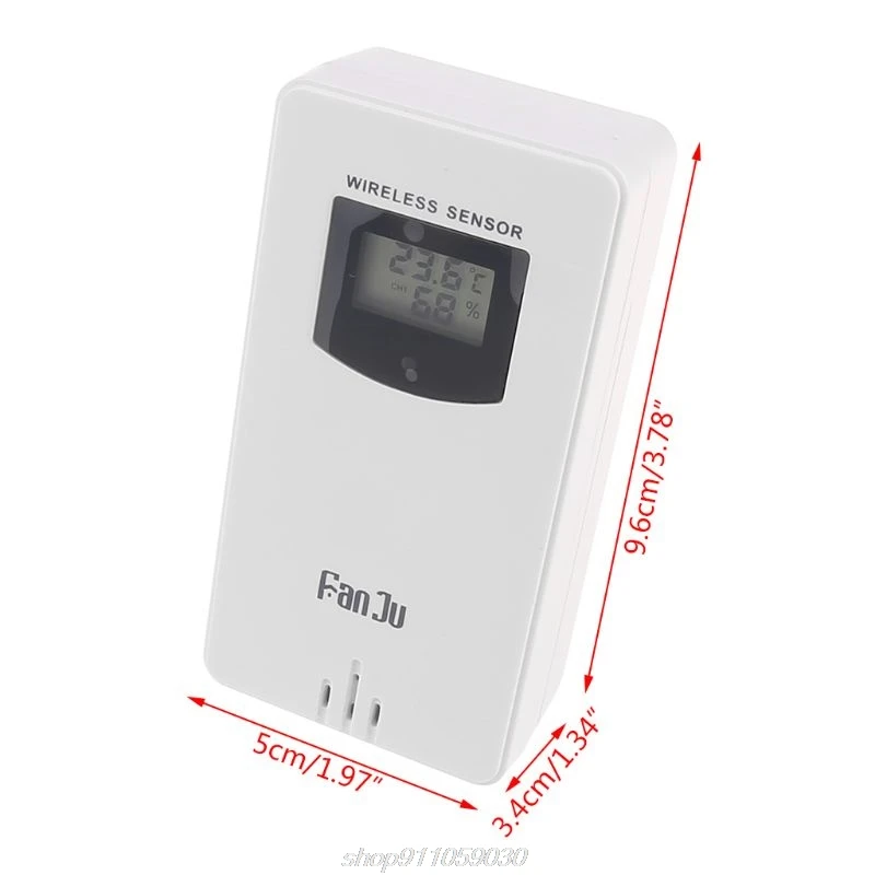 

1pc Digital Temperature Humidity Wireless Sensor Hygrometer Electronic Thermometer J08 21 Dropship