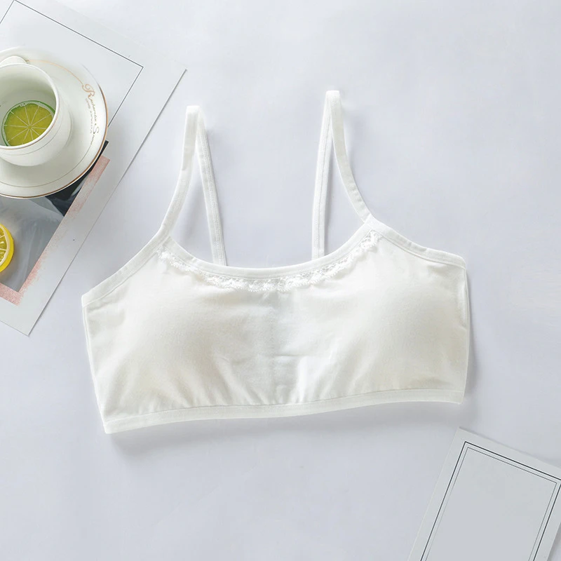 

12-16Years Girls Fashion Bra Sport Absorb Sweat Teen Underwear Training Lingerie Adolescent Teenage Brassieres Girls' Small Vest